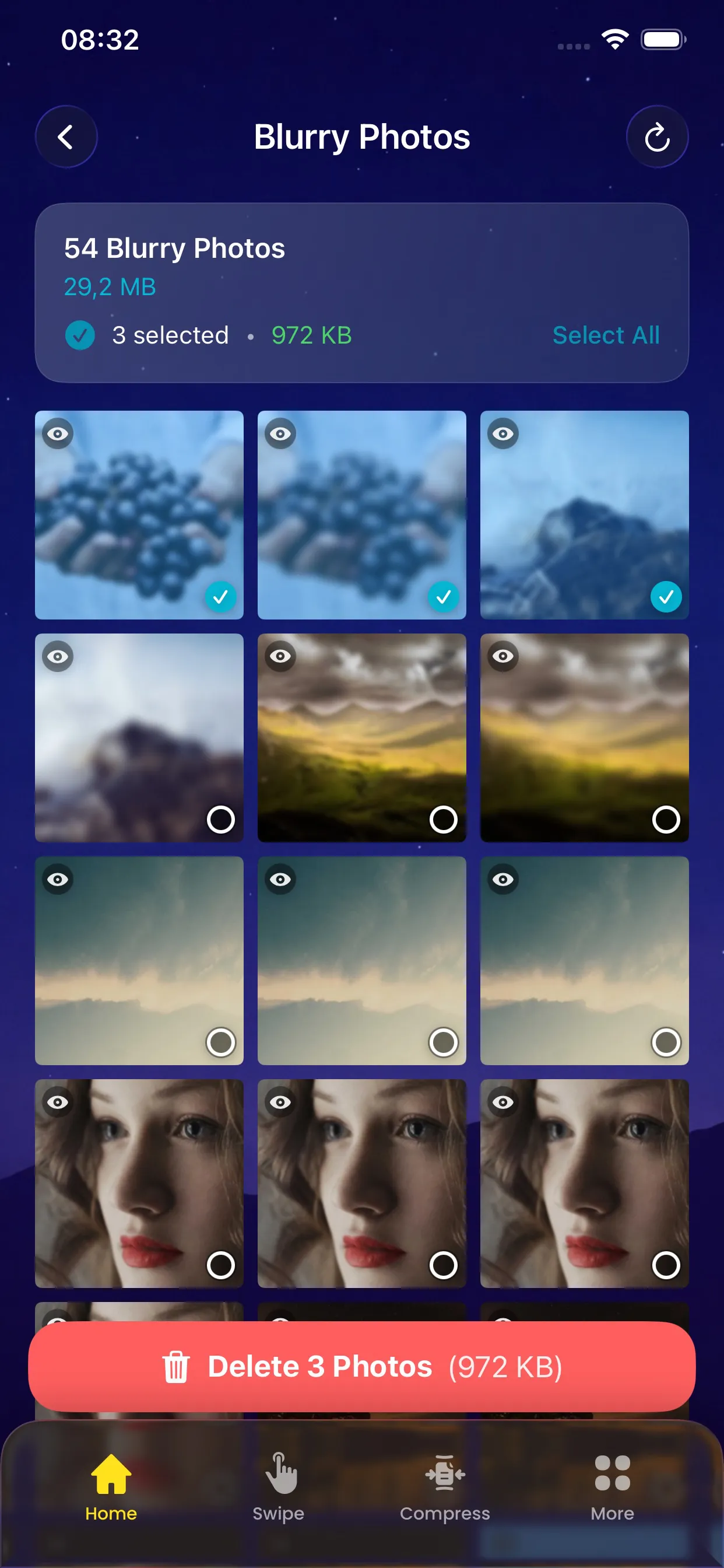 Blurry Photos Detector Screenshot